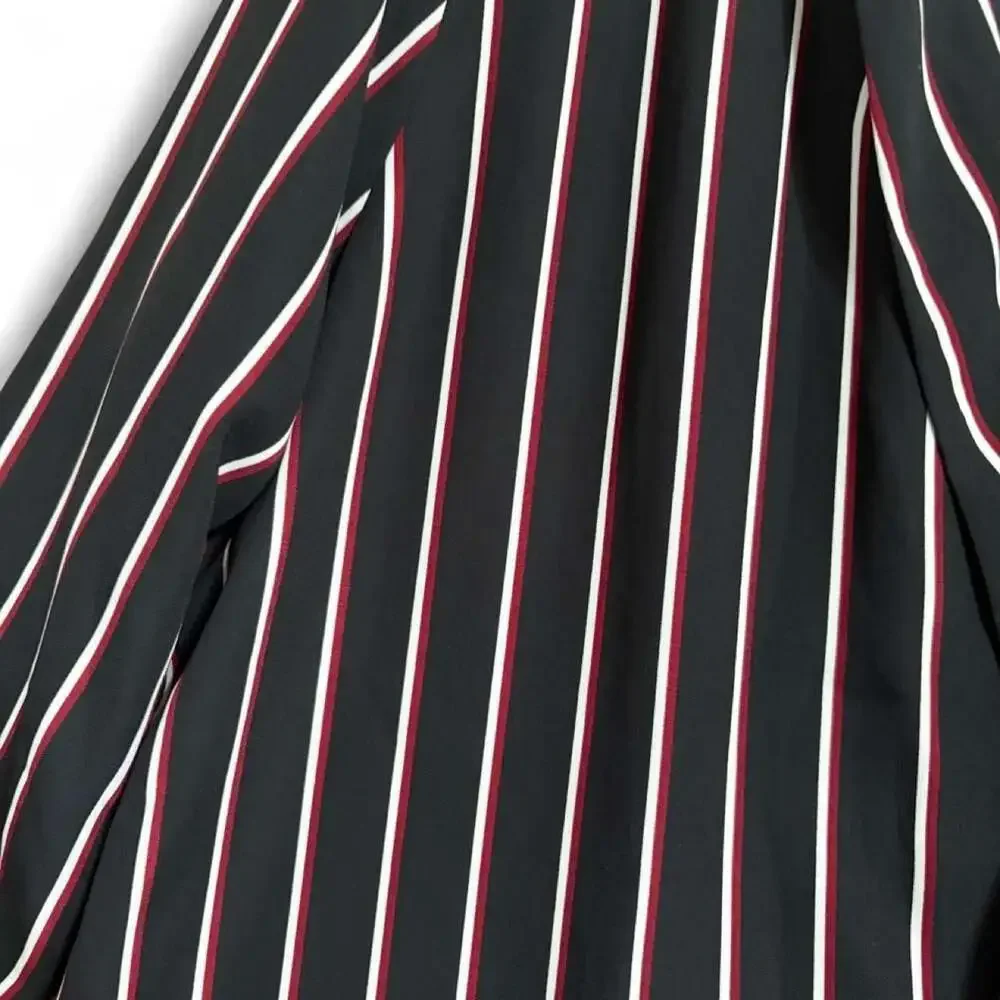 Emelia Striped Open Front Blazer Jacket XL